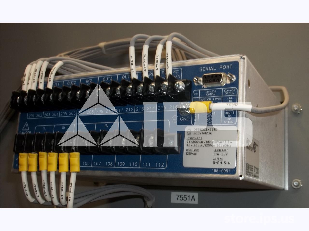 SEL551 SCHWEITZER 0551003X551X PROTECTION RELAY